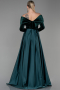 Robe de Soirée Longue Émeraude ABU2083