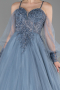 Haute Couture Longue Bleu Fumé ABU2789