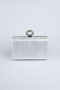 Sac de Soirée Luxe Coupe Au Laser Argent SH830