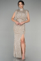 Robe De Soirée Squameuse Longue Vison ABU2752