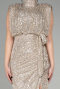 Robe De Soirée Squameuse Longue Vison ABU2752