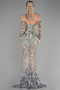 Robe Queue de Poisson Longue Menthe ABU3396