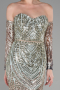 Robe Queue de Poisson Longue Menthe ABU3396