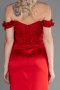 Robe de Soirée Longue Rouge ABU3384