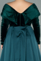 Robe Grande Taille Longue Émeraude ABU2084
