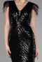 Robe de Soirée Longue Noir ABU881