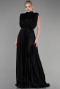 Robe De Soirée Longue Noir ABU3326