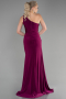 Robe De Soirée Longue Prune ABU2964