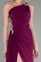 Robe De Soirée Longue Prune ABU2964