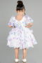 Robe de Soirée Enfants Courte Blanc ABK1768