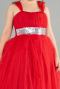 Robe de Soirée Enfants Longue Rouge ABU3031