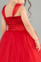 Robe de Soirée Enfants Longue Rouge ABU3031