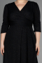 Robe de Soirée Grande Taille Longue Noir ABU3504
