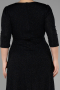 Robe de Soirée Grande Taille Longue Noir ABU3504