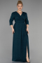 Robe de Soirée Grande Taille Longue Émeraude ABU3504