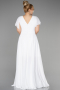 Robe De Soirée Grande Taille Longue Blanc ABU1562