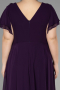 Robe de Soirée Grande Taille Longue Violet ABU1562