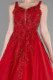 Robe Haute Couture Longue Rouge ABU3595
