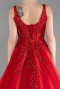 Robe Haute Couture Longue Rouge ABU3595