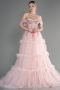 Robe de Fiançailles Design Personnalisé Longue Poudre ABU3598