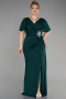 Robe Grande Taille Longue Émeraude ABU3645