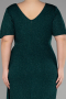 Robe Grande Taille Longue Émeraude ABU3645