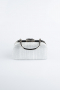 Sac de Soirée Luxe Coupe Au Laser Argent SH839