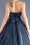 Robe De Fiançailles Grande Taille Longue Bleu Marine ABU3619
