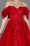Robe De Soirée De Créateur Longue Rouge ABU3600