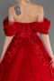Robe De Soirée De Créateur Longue Rouge ABU3600