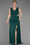 Robe de Soirée Grande Taille Longue Émeraude ABU2934