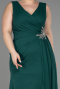 Robe de Soirée Grande Taille Longue Émeraude ABU2934