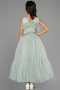 Robe de Soirée Enfants Longue Turquoise ABU3726