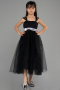 Robe De Soirée Enfants Longue Noir ABU3031