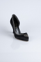 Stiletto Satin Noir MJ8008
