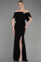 Robe de Soirée Longue Noir ABU3775
