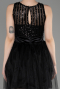 Robe de Soirée Courte Noir ABK2016