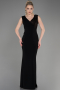 Robe de Soirée Longue Noir ABU1190