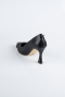 Stiletto Cuir Noir MJD5158