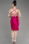 Robe de Cérémonie Courte Fushia ABK2078