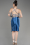 Robe de Cérémonie Courte Indigo ABK2078
