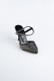 Stiletto Satin Noir MJ5165