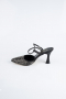 Stiletto Satin Noir MJ5165