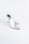 Stiletto Coupe Au Laser Argent MJL5164