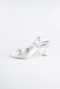 Stiletto Coupe Au Laser Argent MJL5164