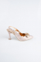 Stiletto Coupe Au Laser Rose MJL5164