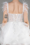 Robe de Fiançaille Courte Blanc ABK2079