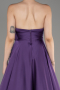 Robe de Soirée Longue Satin Lilas ABU3965