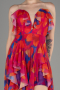 Robe de Soirée Longue Fushia ABU3975