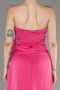 Robe de Soirée Longue Mousseline Fushia ABU3947